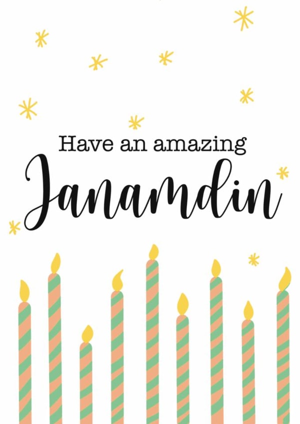 Desi Birthday "Janamdin" Wishes Card created by Posted With Pyaar