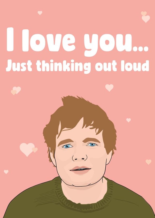 Ed Sheeran created by Daniella Illustrates 