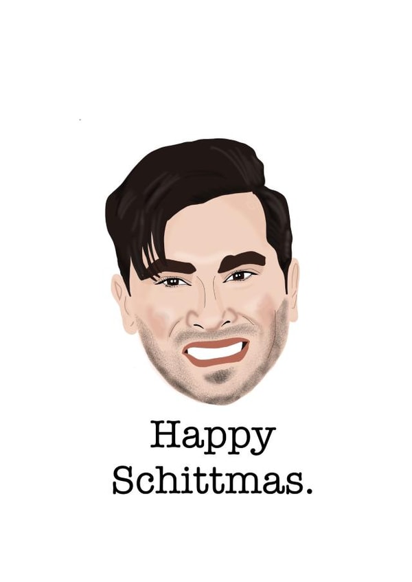 Happy Schittmas Greeting Card created by The Gift Cartel