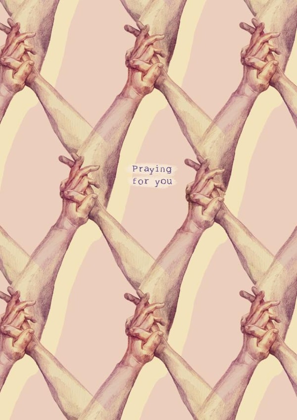 Praying for you created by We Draw Near