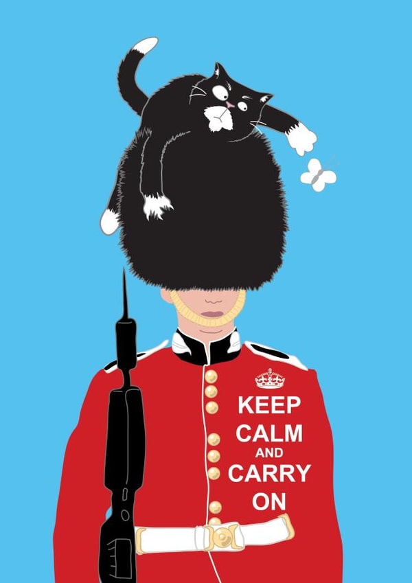 Keep calm and carry on created by Smug Toad