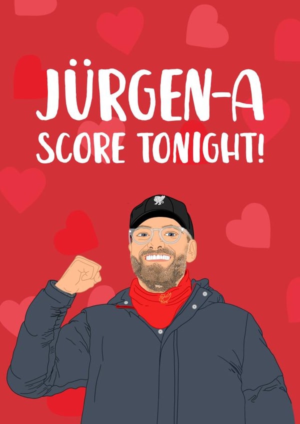 Funny Jurgen Klopp Valentine's Day Card created by The Cake Thief