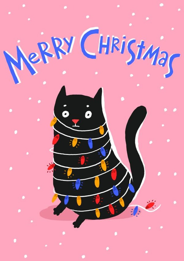 Merry Christmas Cat created by Olla