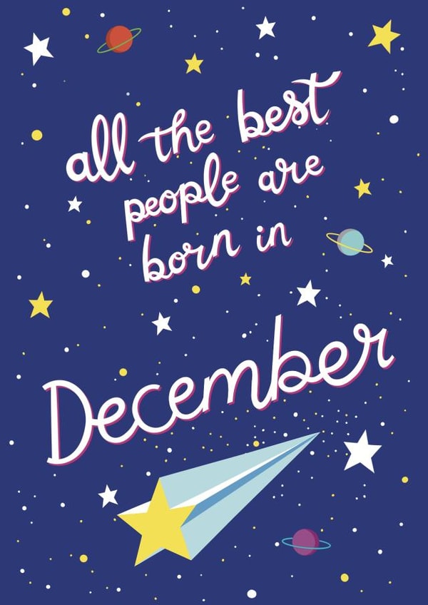 December Birthday created by Emma Blue