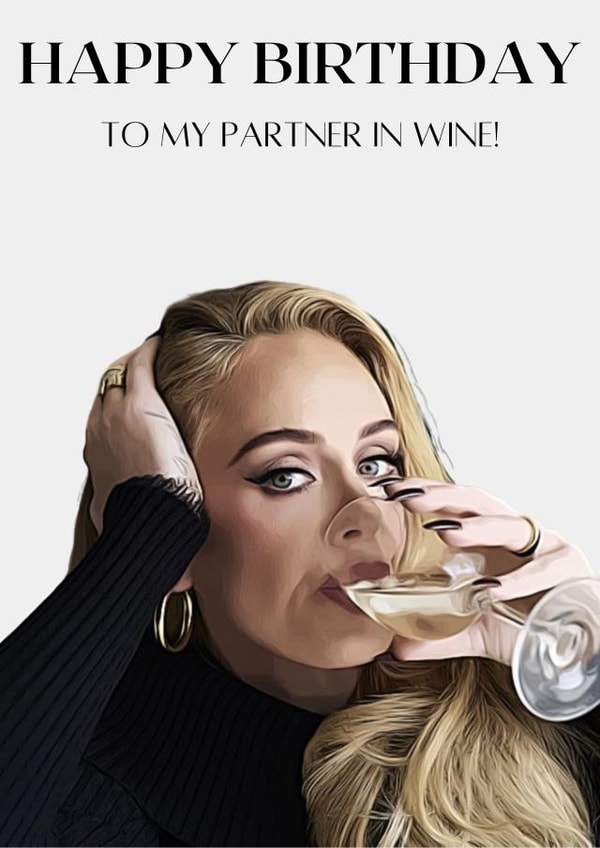 Adele Happy Birthday created by Maya Prever