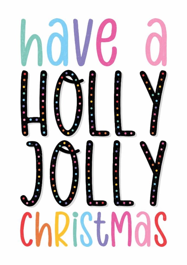 Holly Jolly Christmas Card 1001 created by Banff & Bear