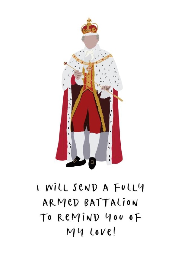 Hamilton King George created by The Decaffeinated Squirrel