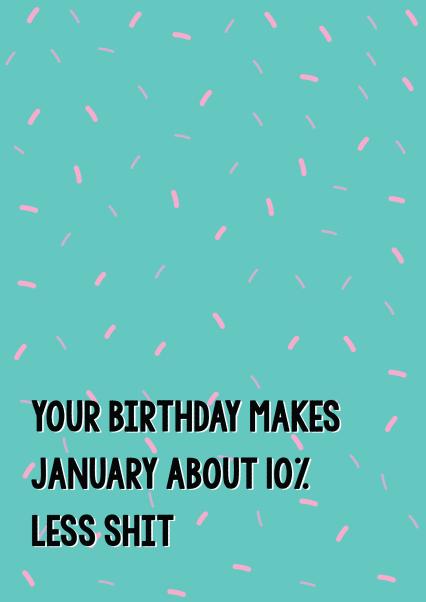 January Birthday Card | thortful