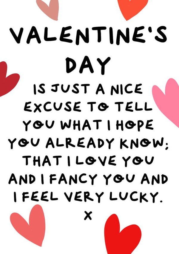 My love Valentine’s Day card created by Rosie Johnson Illustrates