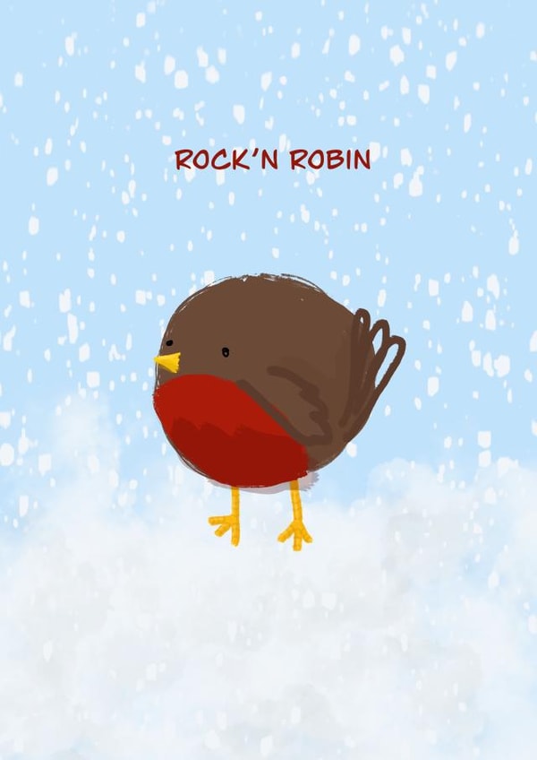 Christmas Robin Card created by Aphra Art
