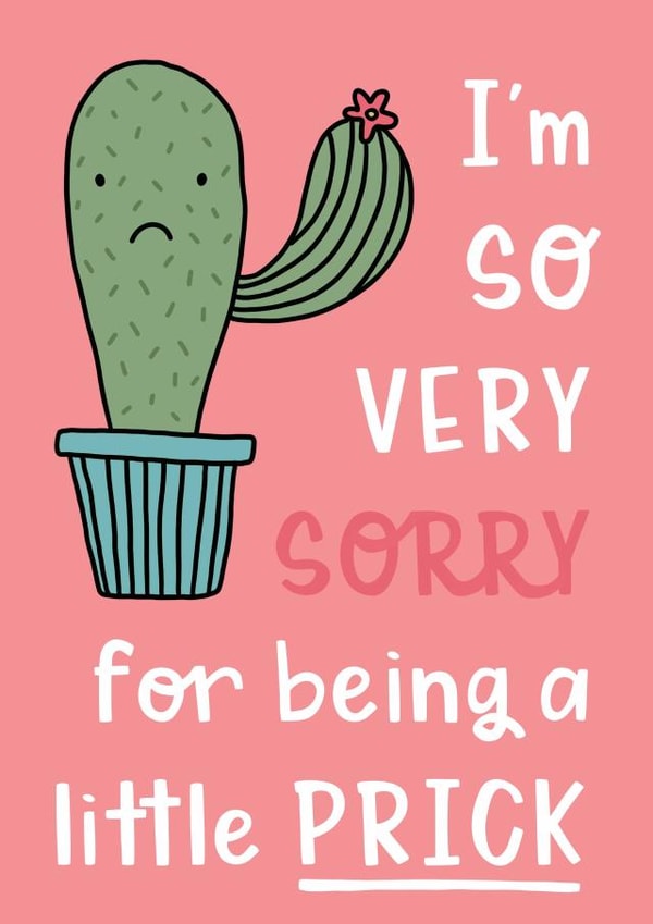 Sorry cactus  created by Belly Flops 
