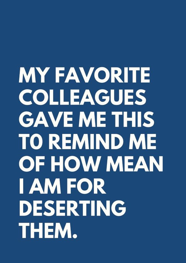 Favorite Colleagues Leaving Card created by Sundiva Designs