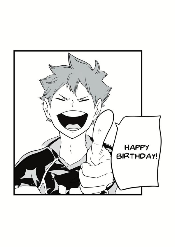 anime manga birthday card 1001 created by JessyMay