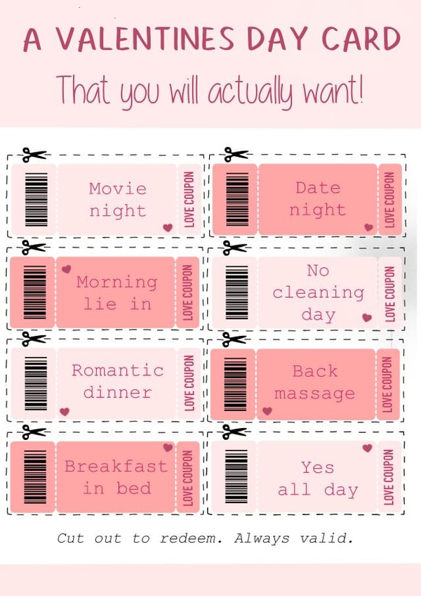 A Romantic Valentines Day Card You’ll Actually Want created by Kate and Co