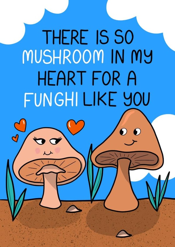 Mushroom love created by @Spuddesigns