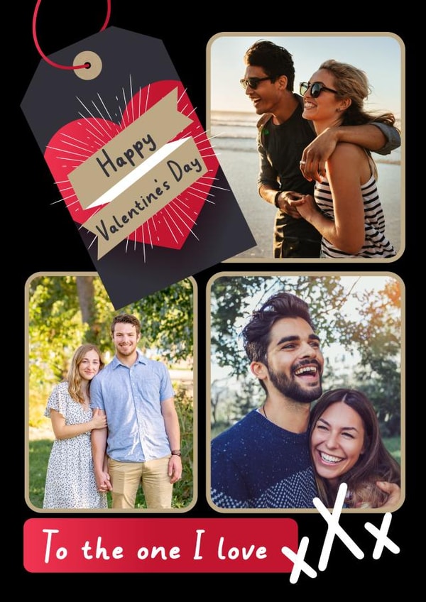 love cute Valentines Day Personalised Photo Card 22038 | thortful