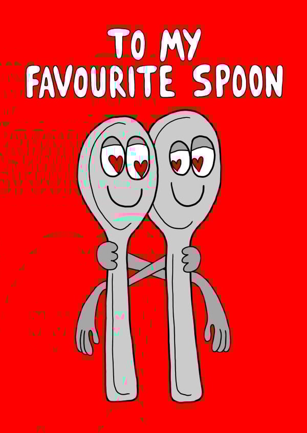 To My Favourite Spoon created by Tom Delves Illustration