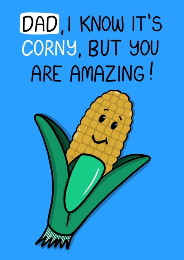 Corny dad joke Father’s Day card created by @Spuddesigns