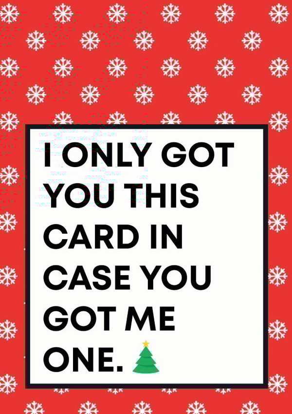 Just in case Christmas created by Happy Little Vegemite