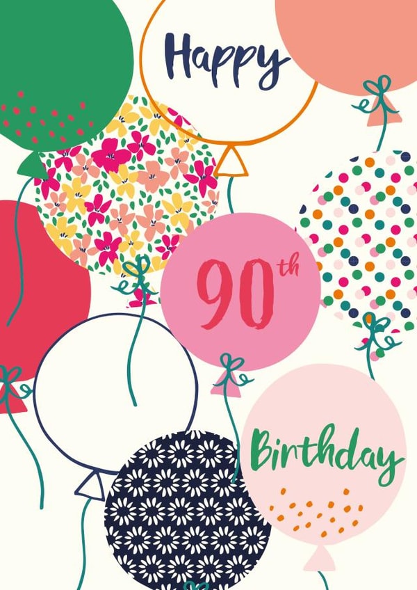 Happy 90th Birthday created by Sazerelli Designs