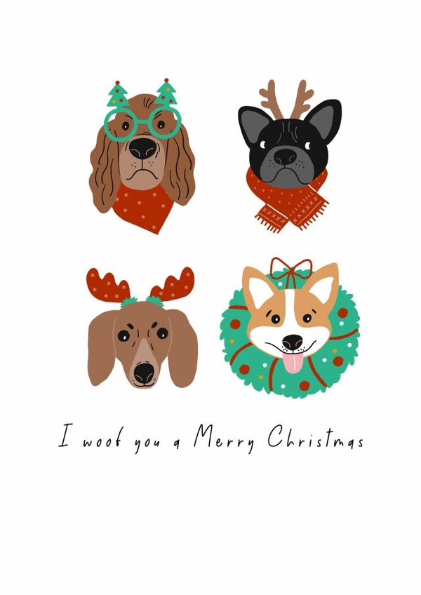 I woof you a Merry Christmas 1001 created by Nadya Barkova