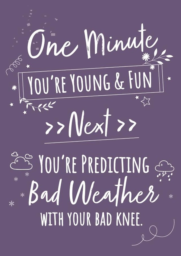 Perfect for those milestone birthdays that bring laughs! created by Yeti Design