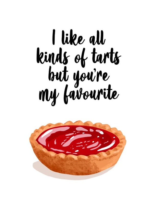 Favourite Tart Valentine's & Anniversary Card created by Sassy Sarah