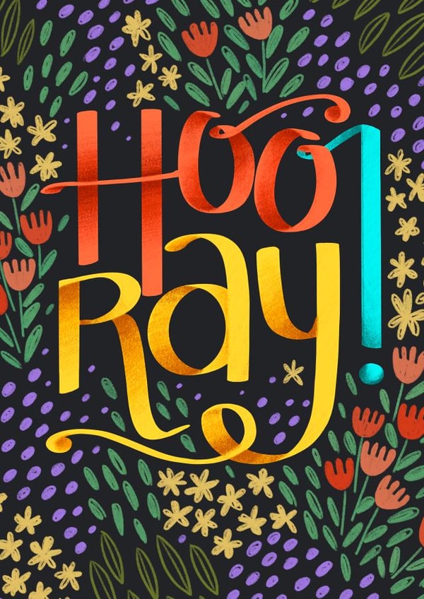 Hooray! Floral created by Natelle Quek