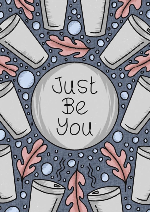 Autumn positivity- just be you created by Bonny Shatwell