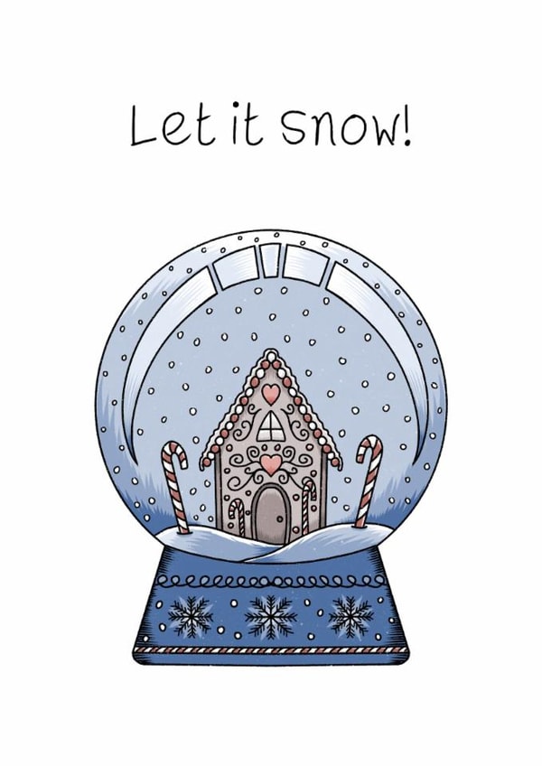 A snowy Christmas created by Bonny Shatwell