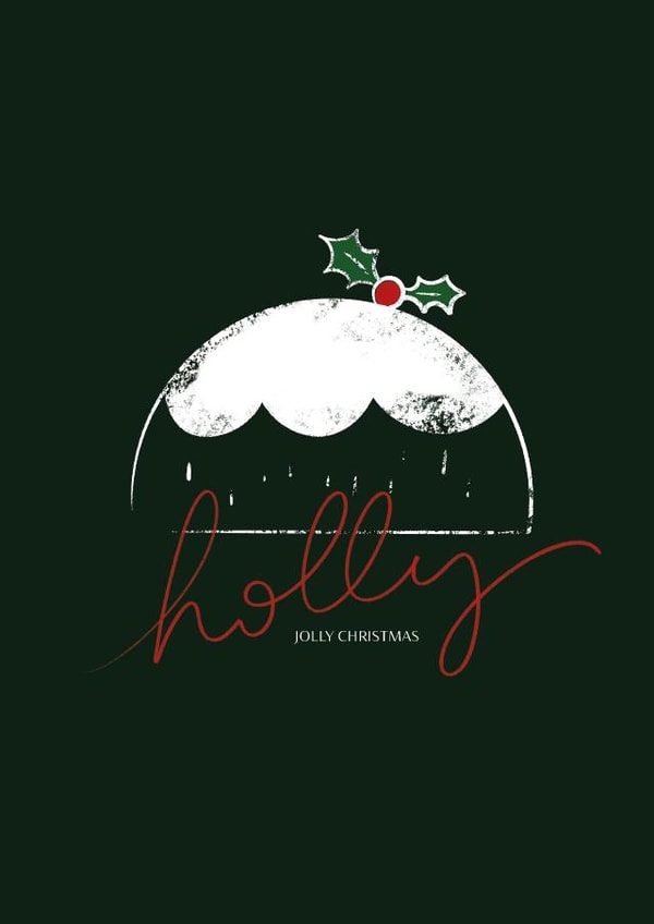 Holly Jolly Christmas Pudding created by Gaëlle Guillou