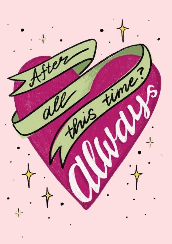 Harry Potter inspired Anniversary Card created by Fantastical Fun Shop