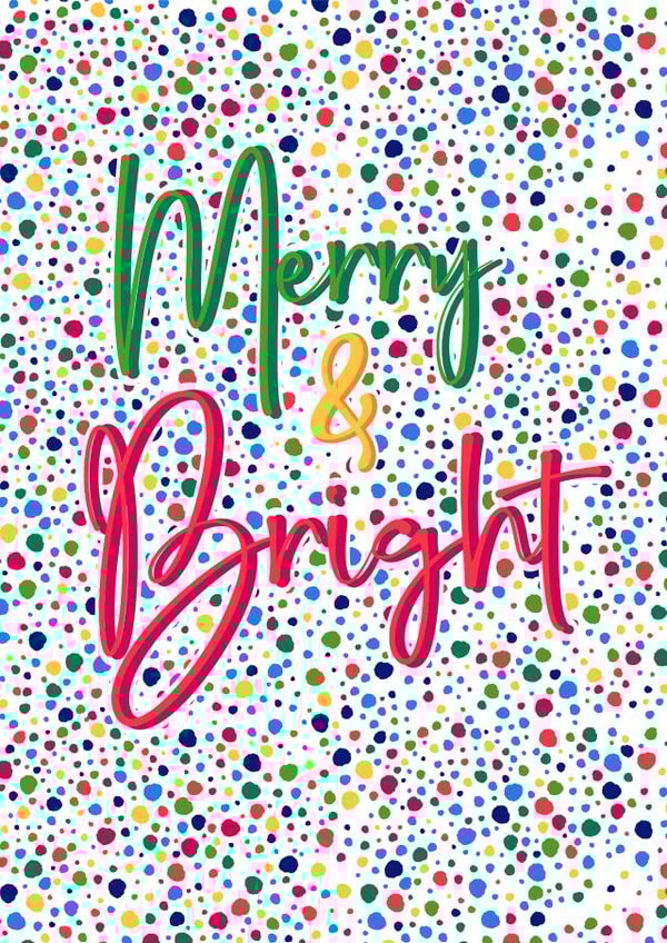 Merry And Bright Christmas Card created by Pipsqueak Designs