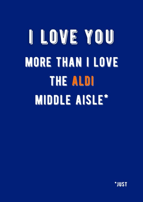 I love Aldi Middle Aisle Valentine’s Card created by Meg's Creative Outlet