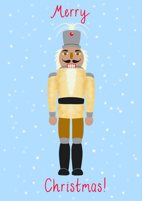 Sparkly Nutcracker Merry Christmas 1001 created by Alice Richardson