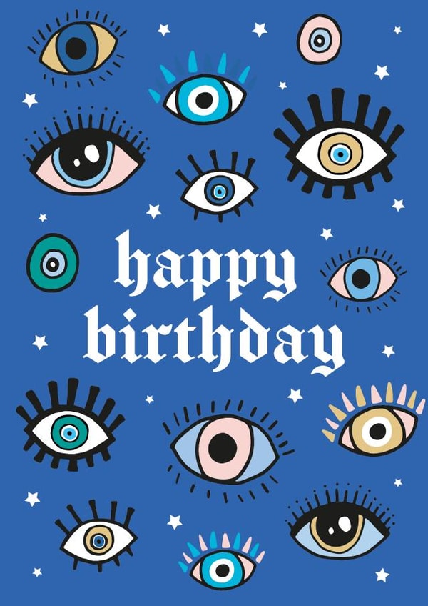 Evil Eye Spiritual Happy Birthday created by Talk & Tell