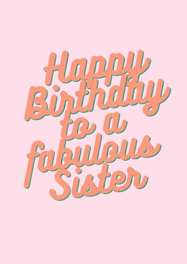 Fabulous sister created by Loula Rose