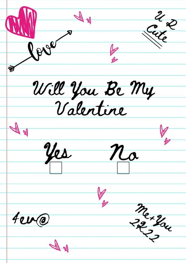 Notebook valentines  created by SimplyJen