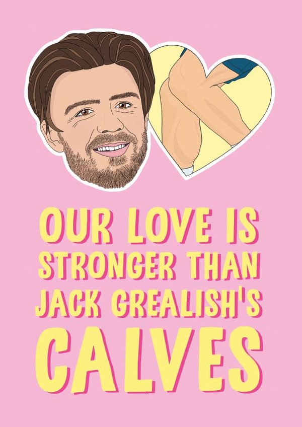 Jack Grealish Love Card created by Bonne Nouvelle