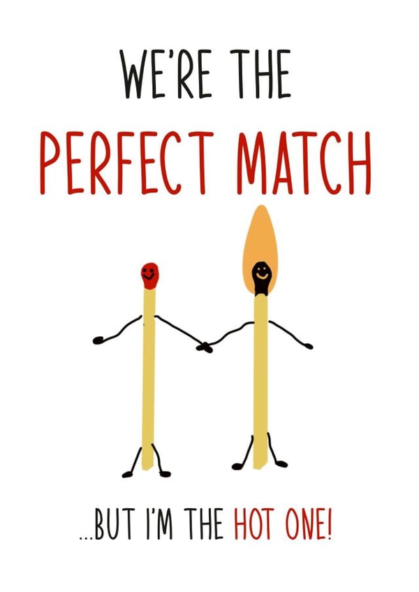 We're the Perfect Match created by Totally Mailed It