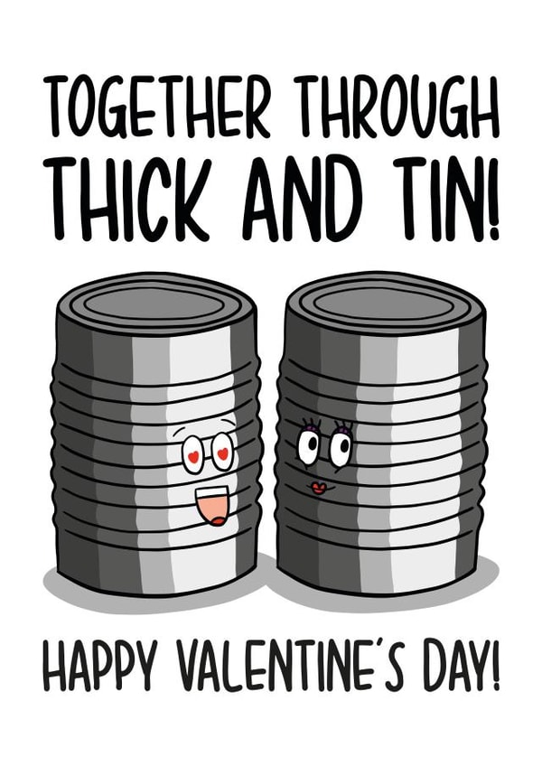 Tin Pun Valentines Day Card created by TeePee Creations