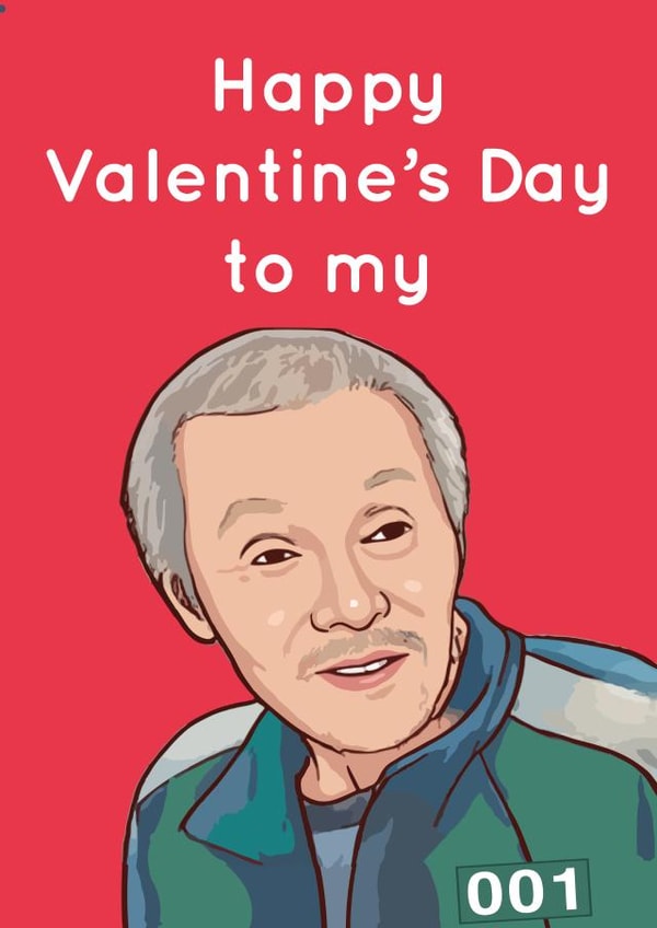 Squid Game Valentine's Card created by Pack a Punch Designs