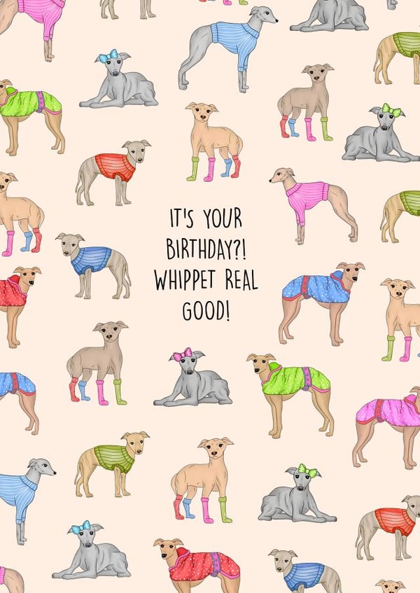 Whippet real good! created by Poppy & Mabel