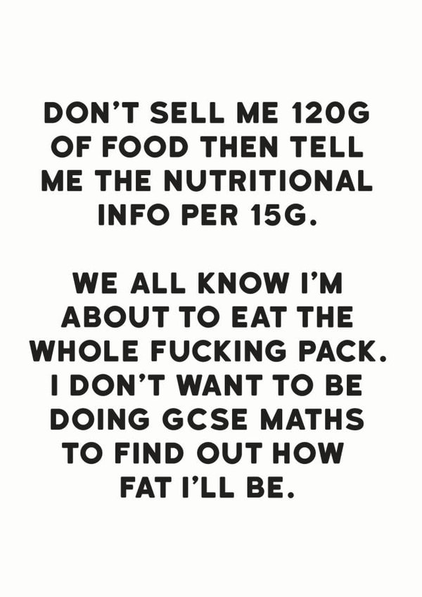 Fat Humour Card created by Holy Flaps