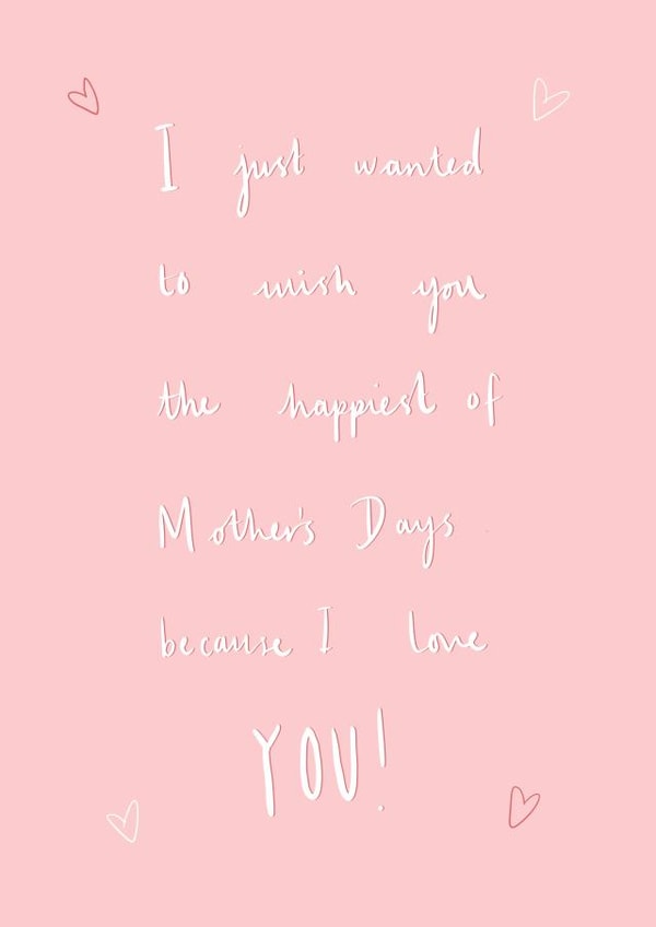 Cute message Mother’s Day card  created by Molliemadethis 