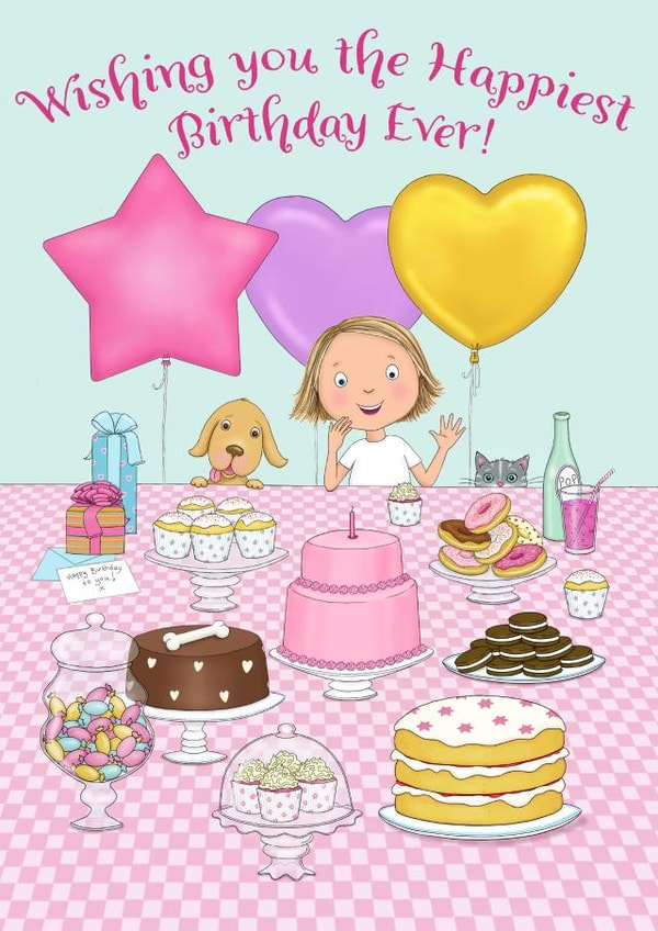 Special girl's Birthday suprise created by Aimee Beaven