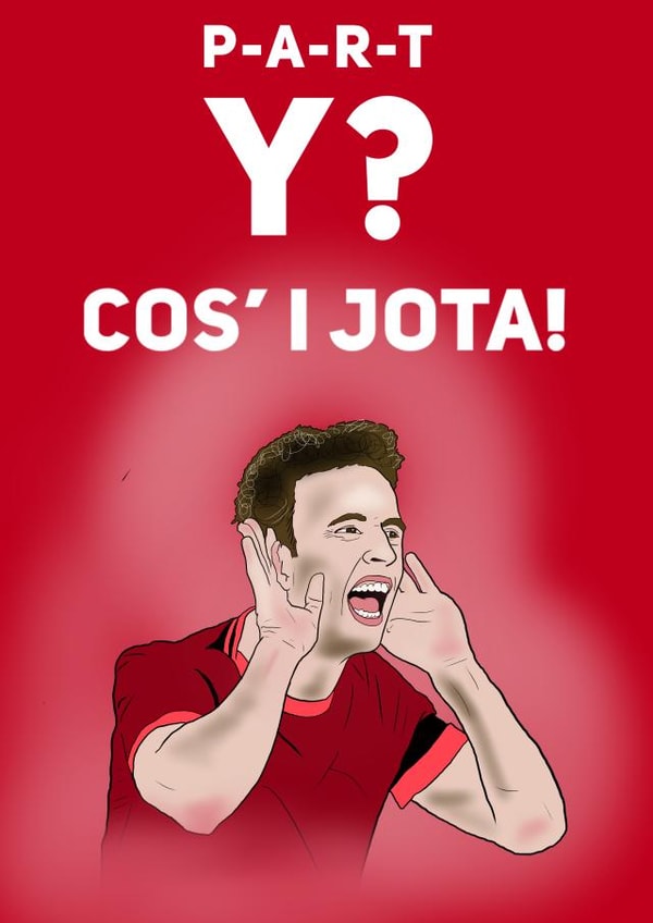 Diego Jota Birthday Card created by Elgo Designs