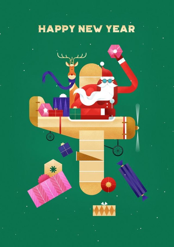 Happy new year! created by Tanya Korniichuk