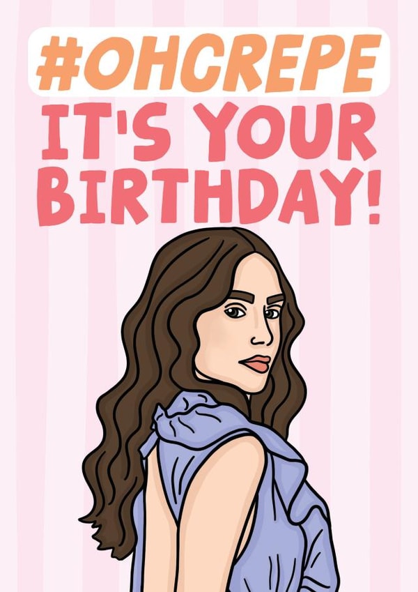 Emily In Paris Birthday Card - Netflix Emily In Paris Oh Crepe Card For Bestie created by Studio Doodles