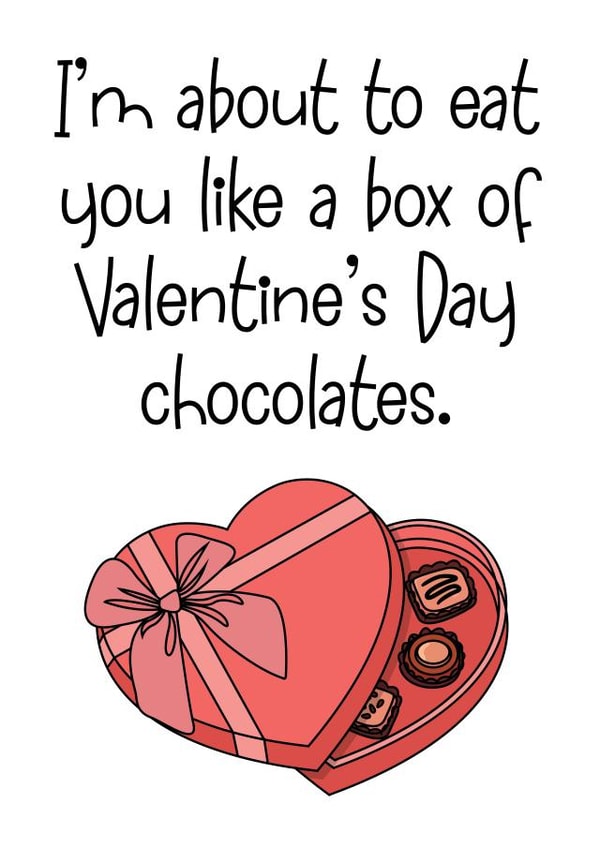 Naughty Valentine Card For Girlfriend or Wife 1002 created by Nidd And Rigg!